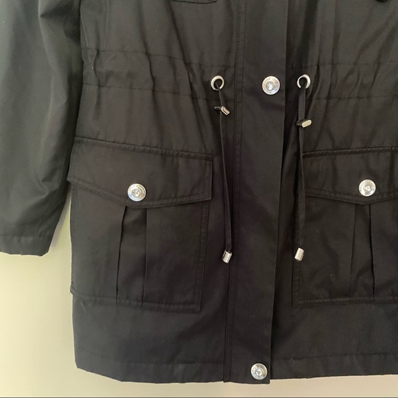 BETSEY JOHNSON Black Funnel Neck Anorak Jacket - Picture 5 of 12